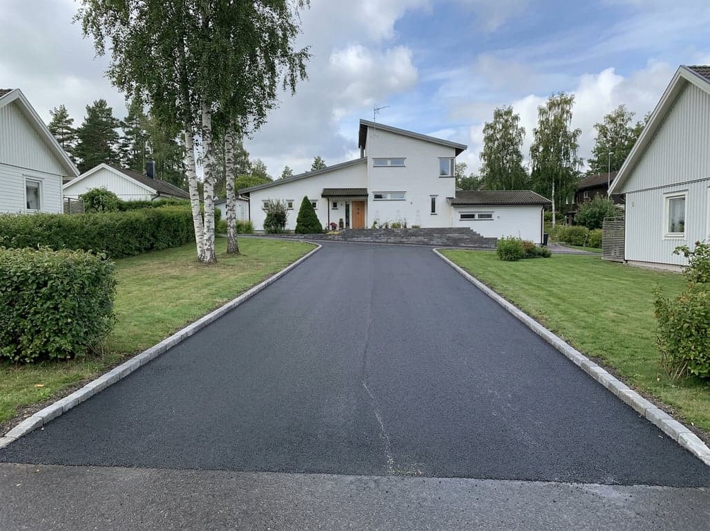 Asfaltering parkering